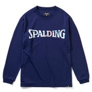 SJT211700 [ジュニアロングスリーブTシャツ ホログラムロゴ 150cm ネイビー]