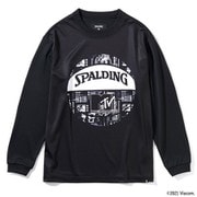 SJT211750 [ジュニアロングスリーブTシャツ MTVムーンボール 160cm ブラック]