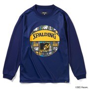 SJT211750 [ジュニアロングスリーブTシャツ MTVムーンボール 140cm ネイビー]