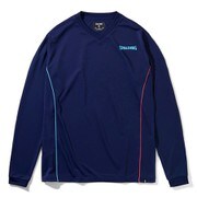 SMT211790 [バレーボールロングスリーブTシャツ アイコン Sサイズ ネイビー]