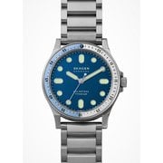 FISK スカーゲン メンズ ガンメタチタンブレス BL 42mm 並行輸入品 2年保証 SKW6717
