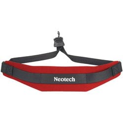 NEOTECH サクソフォン・ソフトストラップ レギュラーサイズ メタルフック カラー：レッド 23110202