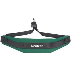 NEOTECH サクソフォン・ソフトストラップ レギュラーサイズ メタルフック カラー：グリーン 23110206