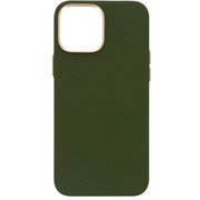 OWL-CVID6717-GR [iPhone 13 Pro Max用 ラバーコーティング 背面型ケース HYBRID COVER グリーン]