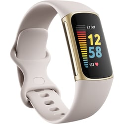 Fitbit Charge 5 ルナホワイト / ソフトゴールド | hartwellspremium.com