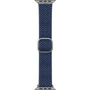 UNIQ-44MM-ASPOBLU [Apple Watch 44mmケース用 ナイロン製編組みバンド スポーツループ ブルー]