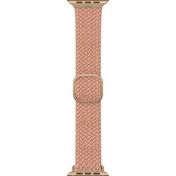 UNIQ-44MM-ASPPNK [Apple Watch 44mmケース用 ナイロン製編組みバンド スポーツループ ピンク]
