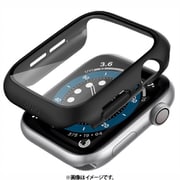UNIQ-40MM-NAUBLK [Apple Watch 40mmケース用カバー スリムガラスフィルム ブラック]