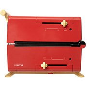 グリルホットサンドメーカー レッド 3種のプレートと楽しく使えるレシピブック付 PR-SK033-RD