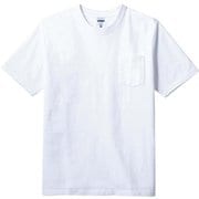 10.2オンスポケット付きスーパーヘビーウェイトＴシャツ MS1157 15 ホワイト Mサイズ [アウトドア カットソー メンズ]