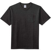 10.2オンスポケット付きスーパーヘビーウェイトＴシャツ MS1157 16 ブラック Lサイズ [アウトドア カットソー メンズ]