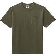 10.2オンスポケット付きスーパーヘビーウェイトＴシャツ MS1157 24 カーキ Sサイズ [アウトドア カットソー メンズ]