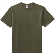 10.2オンスポケット付きスーパーヘビーウェイトＴシャツ MS1157 24 カーキ Lサイズ [アウトドア カットソー メンズ]