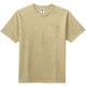 10.2オンスポケット付きスーパーヘビーウェイトＴシャツ MS1157 65 サンドカーキ XXLサイズ [アウトドア カットソー メンズ]
