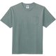 10.2オンスポケット付きスーパーヘビーウェイトＴシャツ MS1157 514 スモーキーグリーン Lサイズ [アウトドア カットソー メンズ]