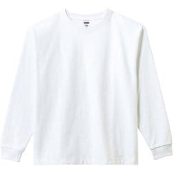 10.2オンススーパーヘビーウェイトロングスリーブＴシャツ MS1608 15 ホワイト Mサイズ [アウトドア カットソー メンズ]