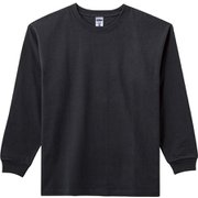 10.2オンススーパーヘビーウェイトロングスリーブＴシャツ MS1608 16 ブラック Mサイズ [アウトドア カットソー メンズ]