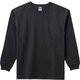 10.2オンススーパーヘビーウェイトロングスリーブＴシャツ MS1608 16 ブラック XLサイズ [アウトドア カットソー メンズ]