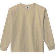 10.2オンススーパーヘビーウェイトロングスリーブＴシャツ MS1608 65 サンドカーキ Mサイズ [アウトドア カットソー メンズ]
