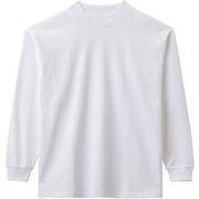 10.2オンススーパーヘビーウェイトモックネックTシャツ MS1610 15 ホワイト Mサイズ [アウトドア カットソー メンズ]
