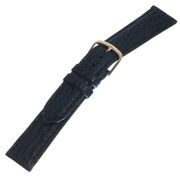05653 [時計バンド 牛（シャーク型押） 紺 18mm]
