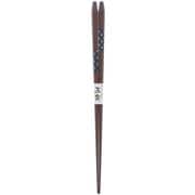 箸 取り箸 28cm ブルー 五角 マーガレット