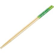 菜箸 33cm グリーン シリコン さやえんどう