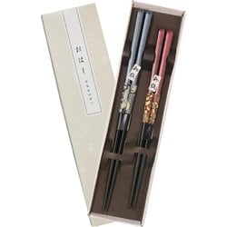 箸 夫婦箸 箱入 高級 トムソン 和紙唐菊
