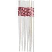 箸 客用箸 22.5cm 5膳組 細竹 花ちらし