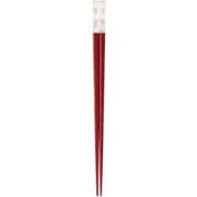 箸 24cm レッド 食洗機対応 アクリア 樹氷