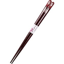 箸 20.5cm レッド ふりむき 干支箸 辰