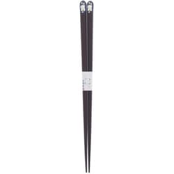 箸 23cm ブルー 金座 招き猫