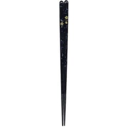 箸 23cm ブラック 食洗機対応 銀イオン 桜蛍