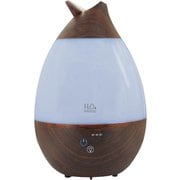 H2O-twin 超音波加湿器 木造和室4畳/プレハブ洋室7畳 タンク容量3L ブラウン SRH306-BR