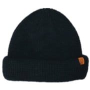 UNIVERSAL OVERALL（ユニバーサルオーバーオール） 21AW-UOD200SK ワッフルロールニット帽 91 BLACK 21AW-UOD200SK