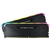 VENGEANCE RGB RS DDR4 UDIMM 32GB (16GBx2) DDR4-3200 (PC4-25600) CL16/1.35V XMP2.0 Black CMG32GX4M2E3200C16