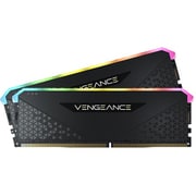 VENGEANCE RGB RS DDR4 UDIMM 64GB (32GBx2) DDR4-3600 (PC4-28800) CL18/1.35V XMP2.0 Black CMG64GX4M2D3600C18