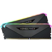 VENGEANCE RGB RT DDR4 UDIMM 16GB (8GBx2) DDR4-3200 (PC4-25600) CL16/1.35V XMP2.0 Black CMN16GX4M2Z3200C16