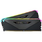 VENGEANCE RGB RT DDR4 UDIMM 64GB (32GBx2) DDR4-3200 (PC4-25600) CL16/1.35V XMP2.0 Black CMN64GX4M2Z3200C16