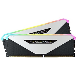 VENGEANCE RGB RT DDR4 UDIMM 16GB （8GBx2） DDR4-3600 （PC4-28800） CL18/1.35V XMP2.0 White CMN16GX4M2Z3600C18W