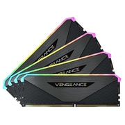 VENGEANCE RGB RT DDR4 UDIMM 32GB (8GBx4) DDR4-3600 (PC4-28800) CL18/1.35V XMP2.0 Black CMN32GX4M4Z3600C18