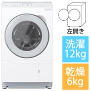 NA-LX125AL-W [ドラム式洗濯乾燥機 洗濯12kg/乾燥6kg 左開き マットホワイト]
