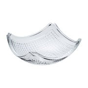 ガラス 京 四方鉢 中鉢 約14cm MKG-110500