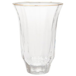 ガラス 盃 酒器 金付 約70ml No.68 MKG-427378