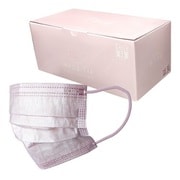 ピクール不織布カラーマスク ふつうサイズ ヌードリップ 50枚入BOX PFM-014