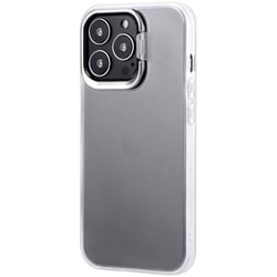 LP-IP21SHSWH [iPhone 13 Pro用 スタンド付 耐衝撃 ハイブリッドケース SHELL STAND フロストホワイト]