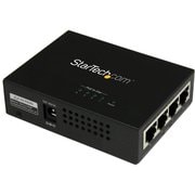 4ポートギガビット対応PoEインジェクタ(ミッドスパン) IEEE 802.3at/af準拠PoE給電アダプタ POEINJ4G