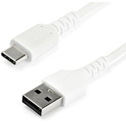 USB-A - USB-C ケーブル 1m USB 2.0準拠 ホワイト RUSB2AC1MW