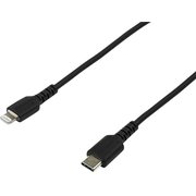 USB-C - Lightning ケーブル 2m Apple MFi認証 ブラック RUSBCLTMM2MB