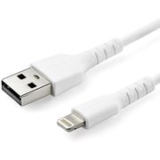 ライトニングケーブル 2m ホワイト Apple MFi認証Lightning - USBケーブル RUSBLTMM2M